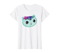 Gabby's Dollhouse Mercat Big Face T-Shirt, Women, White, 3X-Large