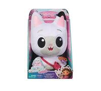 Gabby's Dollhouse: The Movie, Meow-mazing Interactive Pandy Paws Plush Toy with 3 Accessories and Removable Bag, Kids Toys for Girls and Boys Ages 3 and Up