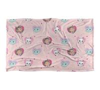 Gabby'S Dollhouse Pandy Paws Hearts Silky Touch Super Soft Throw Blanket 91 x 147 Cm