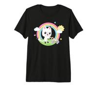 Gabby's Dollhouse Pandy Paws Rainbow Celebration Premium T-Shirt