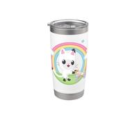 Gabby's Dollhouse Pandy Paws Rainbow Celebration Stainless Steel Insulated Tumbler