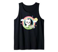 Gabby's Dollhouse Pandy Paws Rainbow Celebration Tank Top