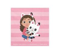 Gabby's Dollhouse Paper Napkins, 33 x 33 cm, Pack of 20, Mixed Colours