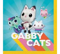 Gabby's Dollhouse Paper Party Napkins - 6.5" x 6.5" | Multi-color | Pack of 16