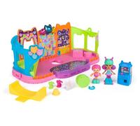 Gabby's Dollhouse Party Room Playset with Skater Gabby & Marty Figures | Exclusive Skater Figures, Working Skates for Pretend Play, Sensory Fidget Toys on Wall, Kids Toys for Girls & Boys Ages 3+