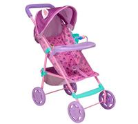 Gabby's Dollhouse Playtime Pushchair | Childrens Stroller With Removable Play Tray | Childrens Baby Doll Stroller Toy Umbrella Fold Stroller | Role Play Toy Dolls Buggy Pushchair | Ages 3+