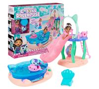Gabby's Dollhouse , Purr-ific Pool Playset with Gabby and MerCat Figures, Color-Changing Mermaid Tails and Pool Accessories Kids Toys for Ages 3 and Up