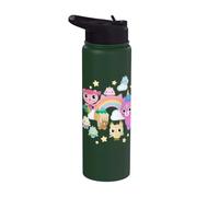 Gabby's Dollhouse Rainbow Celebration Friends Stainless Steel Insulated Water Bottle