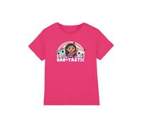 Gabby's Dollhouse Rainbow Friends Kids T-Shirt, Hot Pink in Bright Pink | Size: 7-8 Years Gabby's Dollhouse Bright Pink 7-8 Years