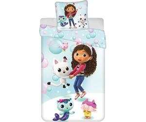 Gabbys Dollhouse Single Duvet Cover 140x200 + Pillowcase Microfibre Gift