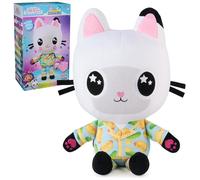 Gabby's Dollhouse Sleepy Time Pandy Paws Soft Toy, 33-Centimetre Soft Toy with Light-Up Cheeks, Kids’ Toys for Girls and Boys Aged 3+