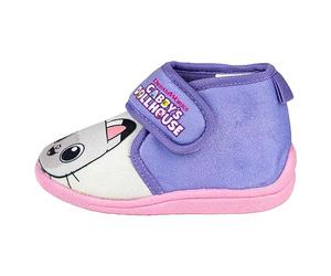 Gabby's Dollhouse Slippers - Multicolour - UK Size 4.5 JNR - Velcro Closure - Half Boot-Style Children's Slippers - Made of Polyester and TPR - Original Product Designed in Spain