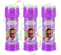 Gabby's Dollhouse Soap bubbles WITH GAME for girls 55 ml MY BUBBLE, 3 pieces (Gabby's Dollhouse, 3)