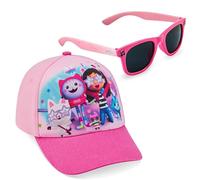 Gabby's Dollhouse Sunglasses Baseball Cap Girls Accessories Set Summer Lightweight Sun Hat UV400 Kids Sunglasses Holiday