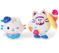 Gabby's Dollhouse: The Movie, Cakey Cat and Cookie Bobby, Toy Figures with 2 Accessories, Kids Toys for Girls and Boys Ages 3 and Up