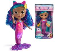Gabby's Dollhouse: The Movie, Sing & Shine Mermaid Gabby, Waterproof Mermaid Doll with Lights and Sounds, Kids Toys for Girls & Boys Ages 3 and Up