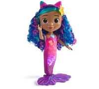 Gabby's Dollhouse: The Movie, Sing & Shine Mermaid Gabby, Waterproof Mermaid Doll with Lights and Sounds, Kids Toys for Girls & Boys Ages 3 and Up