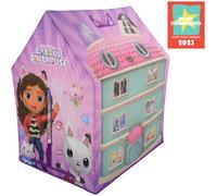 Gabby's Dollhouse Kids' Play Tent | Officially Licensed Design for Imaginative Indoor & Outdoor Pink Play Story Teepee Den Hideaway | Age 2+