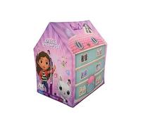 Gabby's Dollhouse Kids' Play Tent | Officially Licensed Design for Imaginative Indoor & Outdoor Pink Play Story Teepee Den Hideaway | Age 2+
