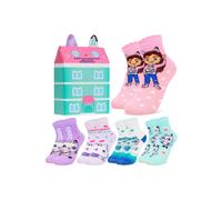 Gabby's Dollhouse Women's 5 Pack Calf Socks Breathable Novelty Gift Multipack | Size: 8-12 Gabby's Dollhouse Multicolor 8-12