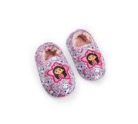 DREAMWORKS GABBY'S DOLLHOUSE Gabby's Dollhouse Gabby Girls Pink & Purple Slip On Loafer Slippers | Indoor Comfort House Shoes | Gabby's Dollhouse Merch - 8 UK Child