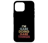 Gabe Name Gabe Personalized Name First Given Case for iPhone 16 Pro Max