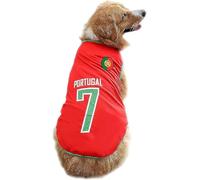 GabeFish Dog World Cup T Shirt Pets Football Jersey Sports Soccer National Team Vest Cat Summer Cool Clothes Apparel Portugal 6X-Large
