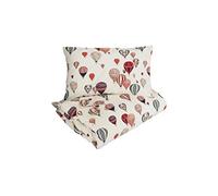 Gabel Duvet Cover Set, White, 1 x Square and Half