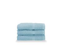Gabel Guest Towels, Pure Cotton Hydrophilic Sponge, 40 x 60 cm, Sky, Set of 3