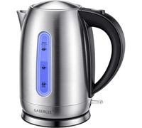 GABERLEE Electric Kettle, 1.7L 3000W Fast Boil Quiet Stainless Steel Kettle