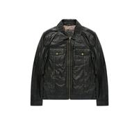 Gabicci AGABJ04 Leather Dean Western Jacket BLACK - XL