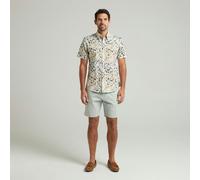 Gabicci G54W12 Mens Short Sleeve Printed Shirt Gabicci Classic - CREAM - M