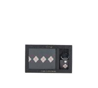 GABICCI Men's '305' Real Leather Wallet & Key Ring Gift Set in Grey Gabicci Grey One Size