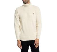 Gabicci Men's Emilio Turtle Neck Knit, Cream, XXL
