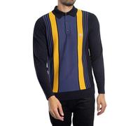 Gabicci Mens Searle Knitted Polo (UK, Alpha, M, Regular, Regular, Navy)