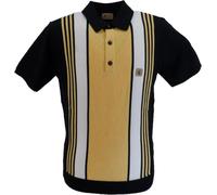Men's Gabicci Vintage Searle Knitted Polo Shirt Navy - Blue - Size: 42