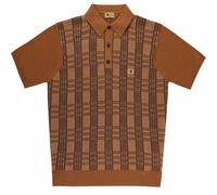 Gabicci Vintage 1973 Gabicci Enrico Polo Shirt - Walnut - V52GM05-WAL