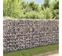 Gabion basket Silver 300x30x100cm Galvanised Steel Heavy-Duty 3.5mm Mesh 10x5cm