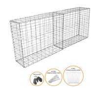 Monstershop Gabion Baskets 100 x 95 x 30cm / 4 Pack