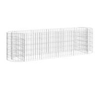 Gabion Raised Bed Galvanised Iron Gabion Basket Flower Bed Multi Sizes vidaXL