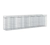 vidaXL Gabion Raised Bed Pack of 2, Silver, 300 x 50 x 80 cm, Garden Fence, Rectangular Outdoor Fence, Privacy Shields, Durable Fence Material for Landscapes and Pr