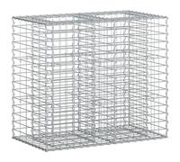 vidaXL Gabion Raised Bed Silver 90 x 50 x 80 cm Galvanised Steel