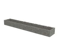 Gabion Raised Bed Stone Basket Wall Stone Basket Cage Galvanised Steel vidaXL