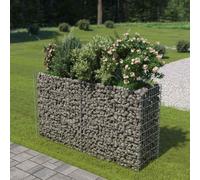 Vidaxl - Gabion Raised Bed Galvanised Steel 180x50x100 cm Silver