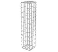 Gabion Wall with Covers Outdoor Garden Stone Basket Galvanised Steel vidaXL