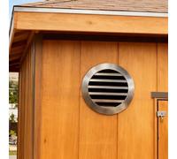 Gable Vent for Homes and Sheds, Stainless Steel Wall Vent Cover with Mesh Grille, Compatible with 12 to 30 inch Recessed Access Panel
