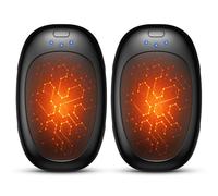 gabless Hand Warmers Rechargeable 2 Pack, Electric Handwarmers USB Hand Warmer Reusable with 3 Levels Heat, Portable Hand Heater Warm Gifts for Women Men, Outdoor Camping Golf Hunting Travel