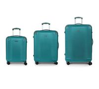 Gabol Balance XP 4 wheels Suitcase set 3-piece with expansion pleat green