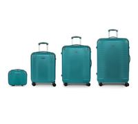 Gabol Balance XP 4 wheels Suitcase set 4-piece with expansion pleat green