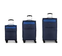 Gabol Cloud 4 wheels Suitcase set 3-piece with expansion pleat blue